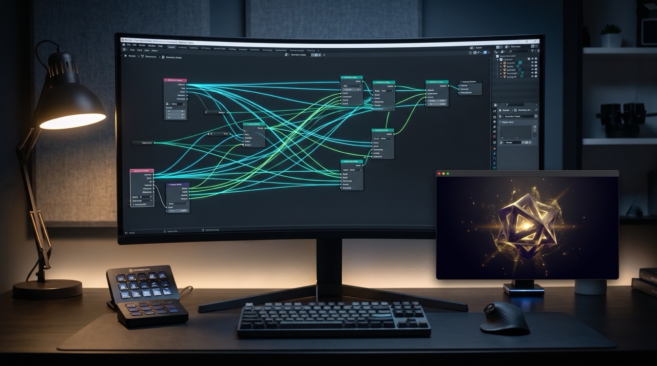 Blender Node Editor Preview